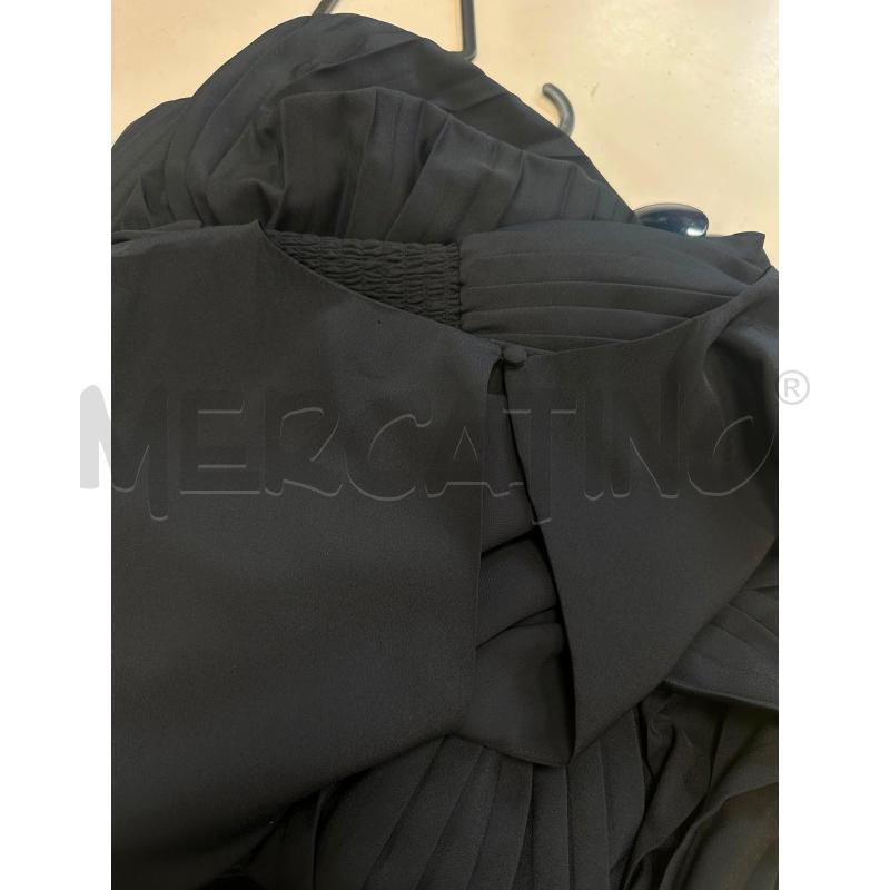 VESTITO DONNA PATRIZIA PEPE BLU SMANICATO GONNA LUNGA PLISSETTATO NUOVO | Mercatino dell'Usato Cava de tirreni 5