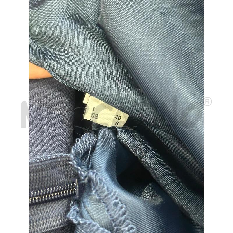 VESTITO DONNA PINKO BLU DISEGNO FILI DORATI ARGENTO | Mercatino dell'Usato Cava de tirreni 2