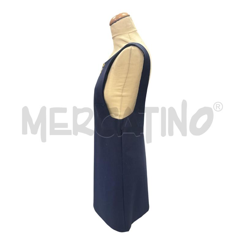 VESTITO DONNA PINKO BLU DISEGNO FILI DORATI ARGENTO | Mercatino dell'Usato Cava de tirreni 3