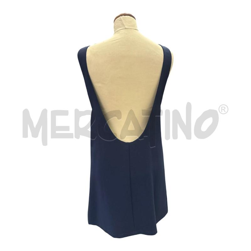 VESTITO DONNA PINKO BLU DISEGNO FILI DORATI ARGENTO | Mercatino dell'Usato Cava de tirreni 4