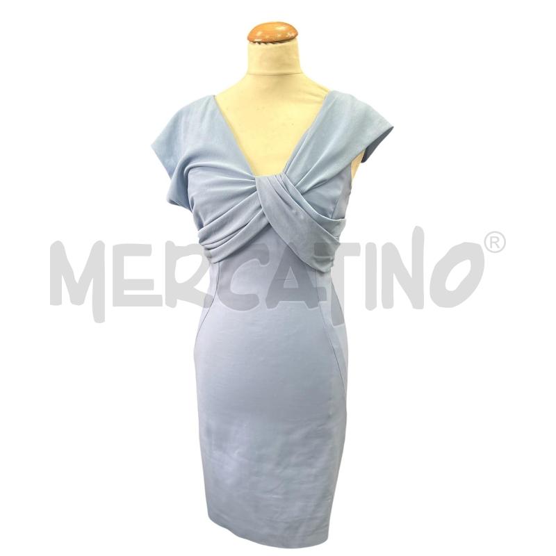 VESTITO DONNA PINKO CELESTE FIOCCO NODO  | Mercatino dell'Usato Cava de tirreni 1