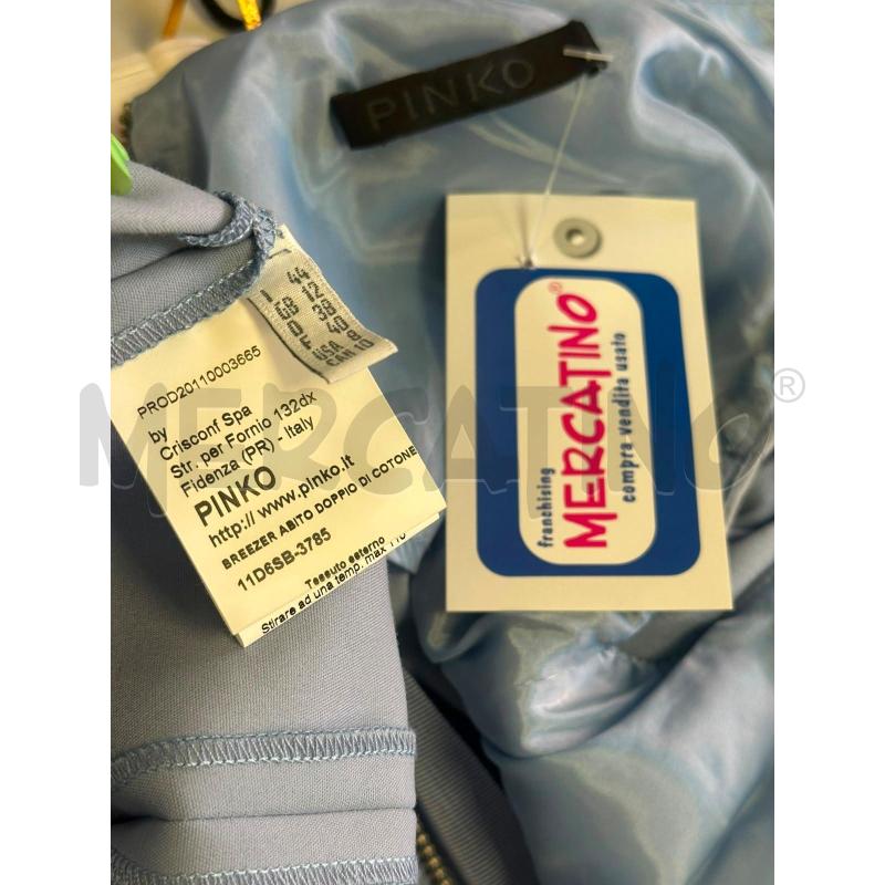 VESTITO DONNA PINKO CELESTE FIOCCO NODO  | Mercatino dell'Usato Cava de tirreni 2
