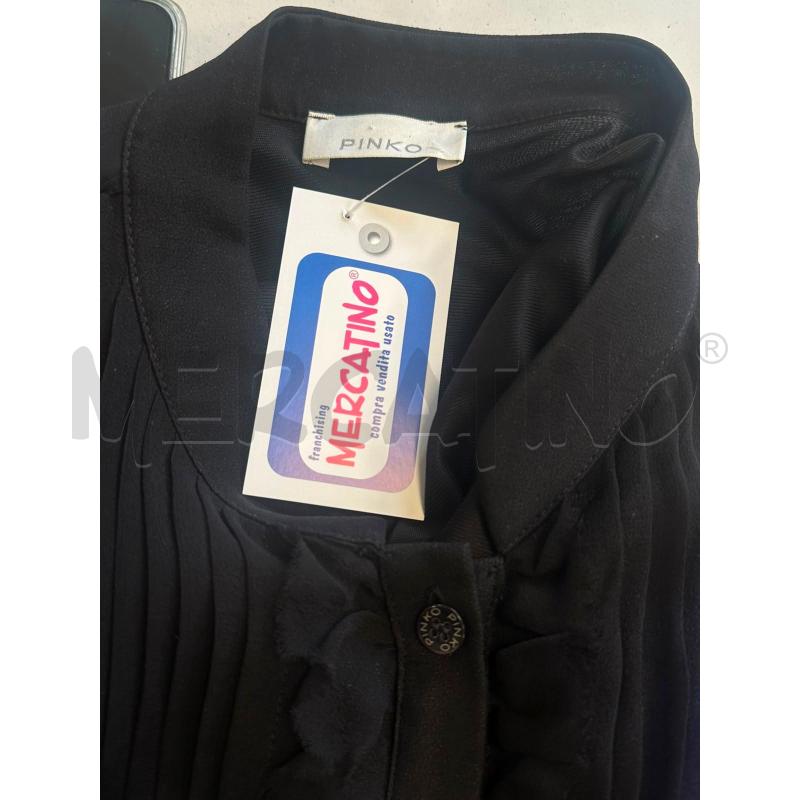 VESTITO DONNA PINKO NERO BOTTONCINI VELATO | Mercatino dell'Usato Cava de tirreni 4