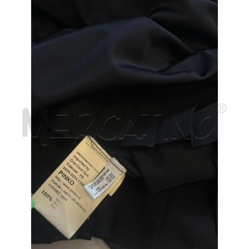 VESTITO DONNA PINKO NERO BOTTONCINI VELATO | Mercatino dell'Usato Cava de tirreni 5