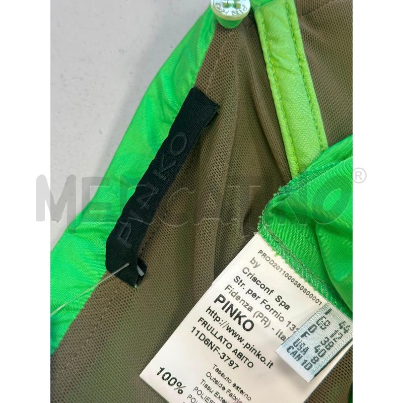 VESTITO DONNA PINKO VERDE CHIARO DRAPPEGGIATO | Mercatino dell'Usato Cava de tirreni 3