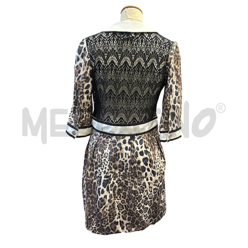 VESTITO DONNA ROBERTA BIAGI MACULATO CATENA DORATA | Mercatino dell'Usato Cava de tirreni 3
