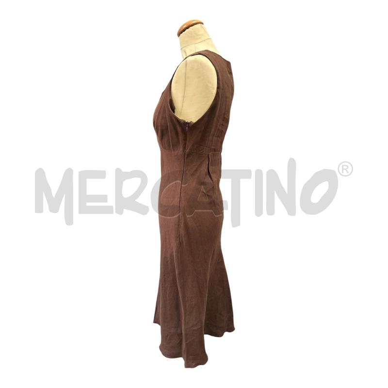 VESTITO DONNA SANDRO FERRONE MARRON ELINO SCOLLO V  | Mercatino dell'Usato Cava de tirreni 4