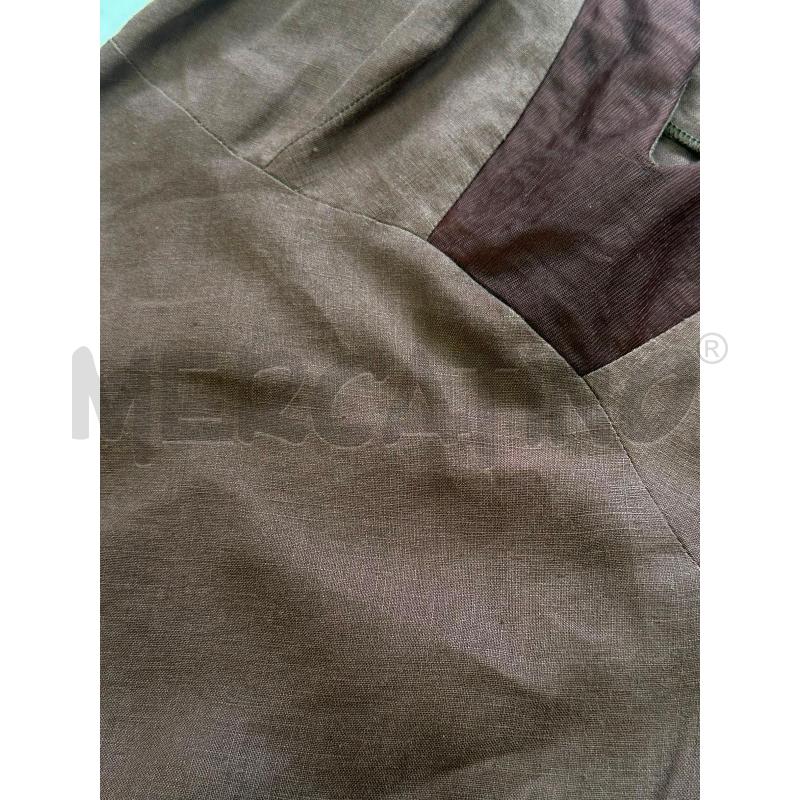 VESTITO DONNA SANDRO FERRONE MARRON ELINO SCOLLO V  | Mercatino dell'Usato Cava de tirreni 5