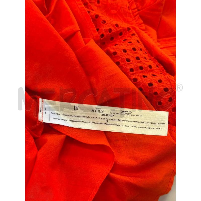 VESTITO DONNA TWINSET ARANCIO PIZZOSANGALLO BALZE | Mercatino dell'Usato Cava de tirreni 3