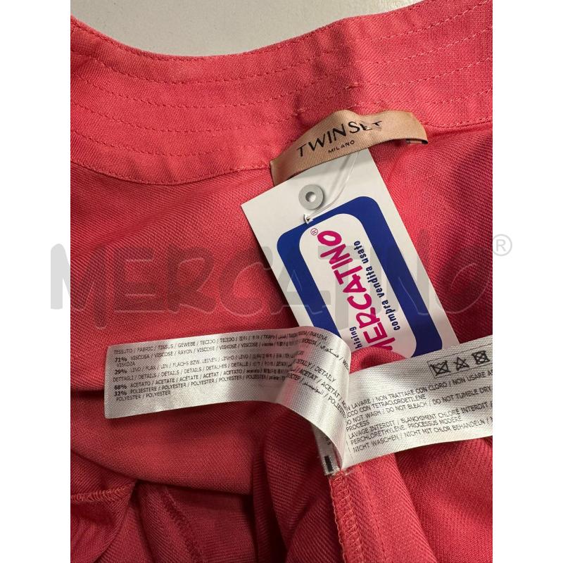VESTITO DONNA TWINSET ROSA BOTTONI AVANTI  | Mercatino dell'Usato Cava de tirreni 5