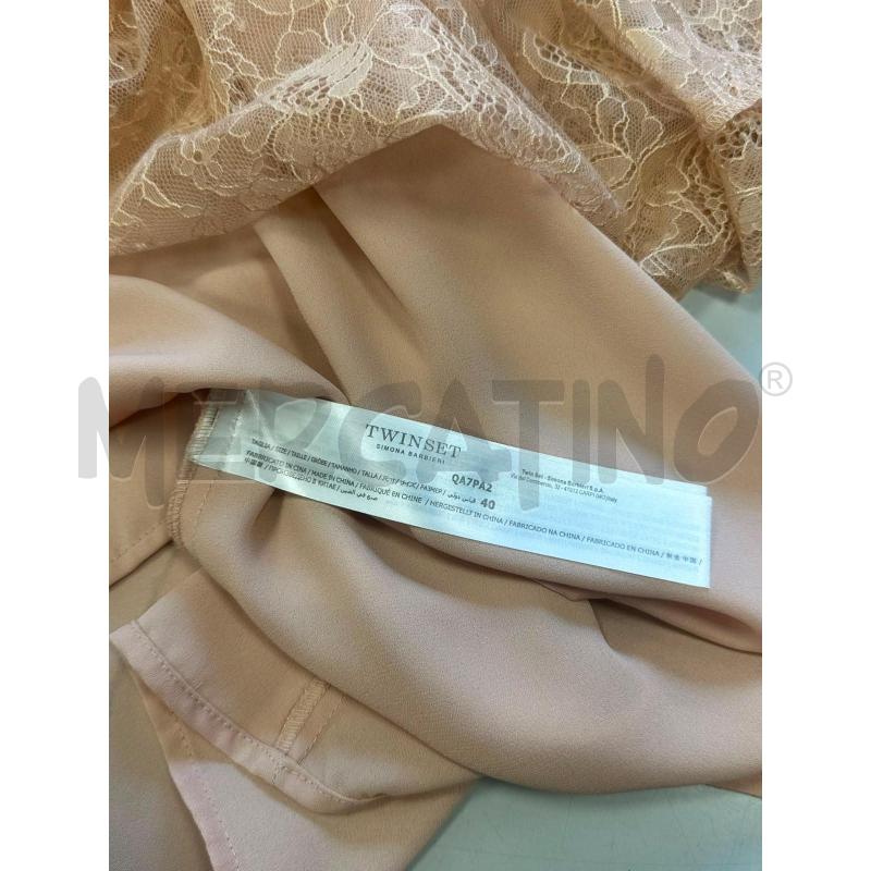 VESTITO DONNA TWINSET ROSA PIZZO FASCIA NERA | Mercatino dell'Usato Cava de tirreni 2