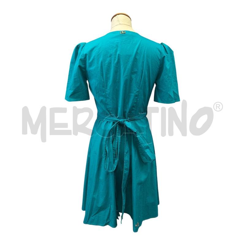 VESTITO DONNA TWINSET VERDE BLU MANICA CORTA CAMICIONE | Mercatino dell'Usato Cava de tirreni 5