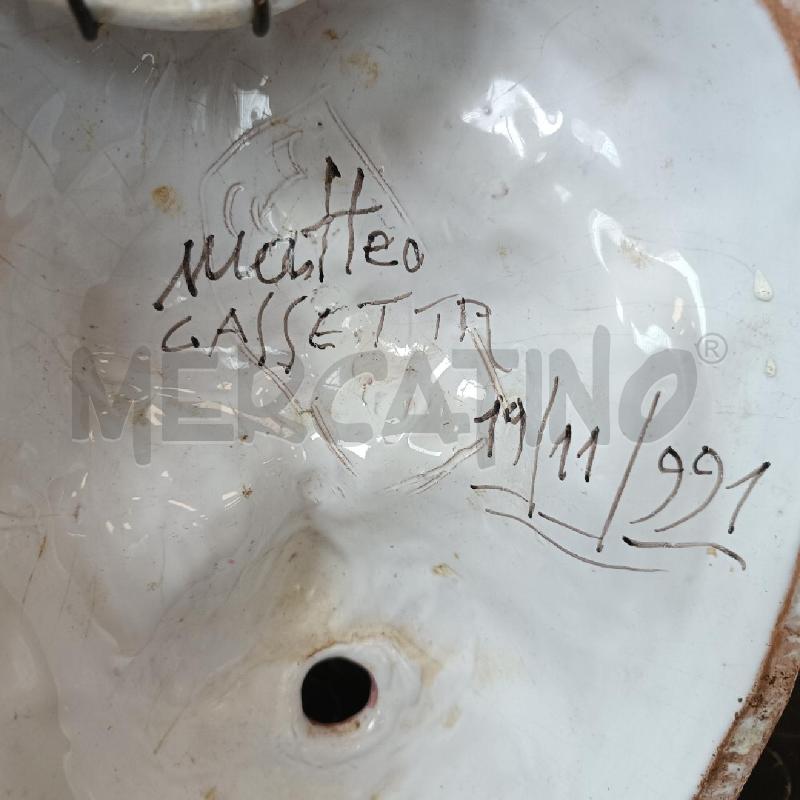 VOLTO IN CERAMICA MATTEO CASSETTA | Mercatino dell'Usato Cava de tirreni 4