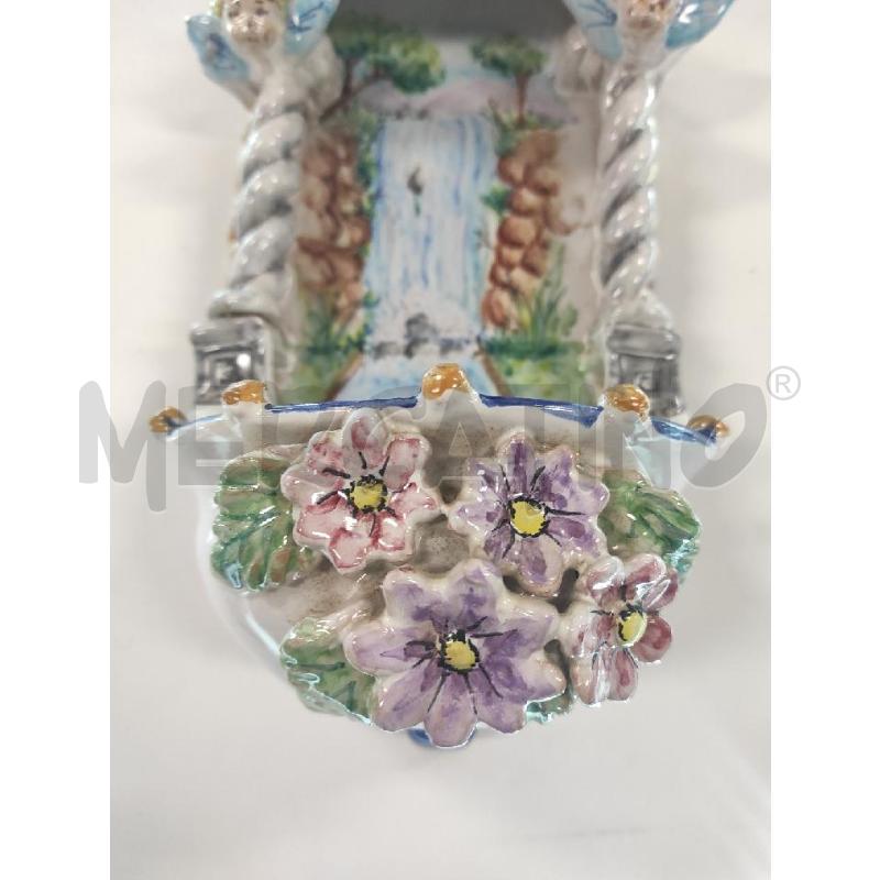 ACQUASANTIERA CERAMICA GIOVANNI VIETRI | Mercatino dell'Usato Salerno torrione 5
