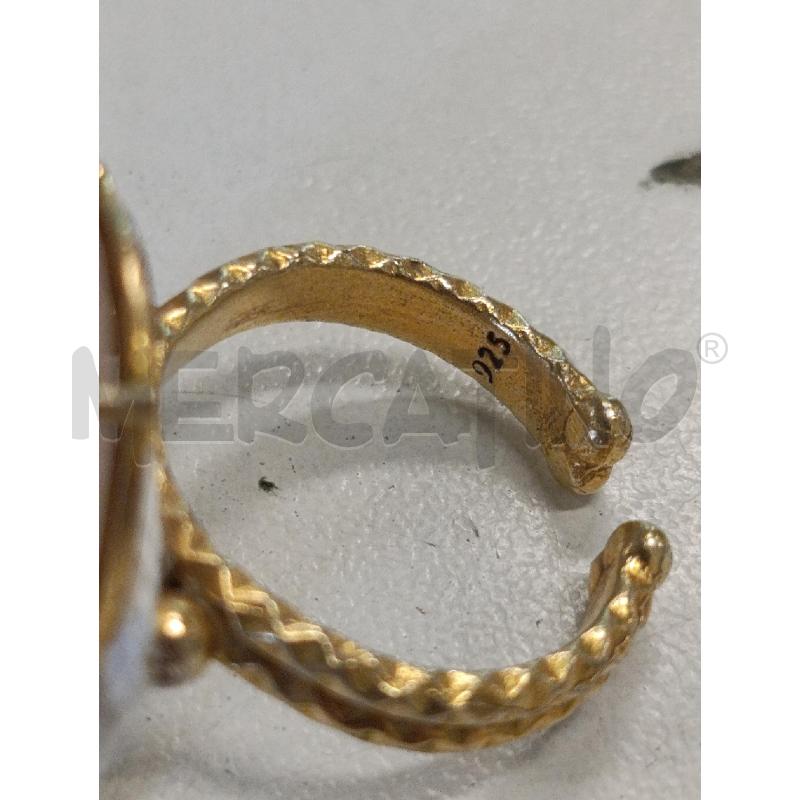 ANELLO DONNA CON QUARZO ROSA  | Mercatino dell'Usato Salerno torrione 2
