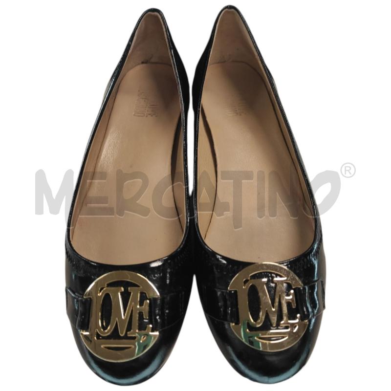 BALLERINA LOVE MOSCHINO NERE DETT DORATO TG 38 | Mercatino dell'Usato Salerno torrione 2