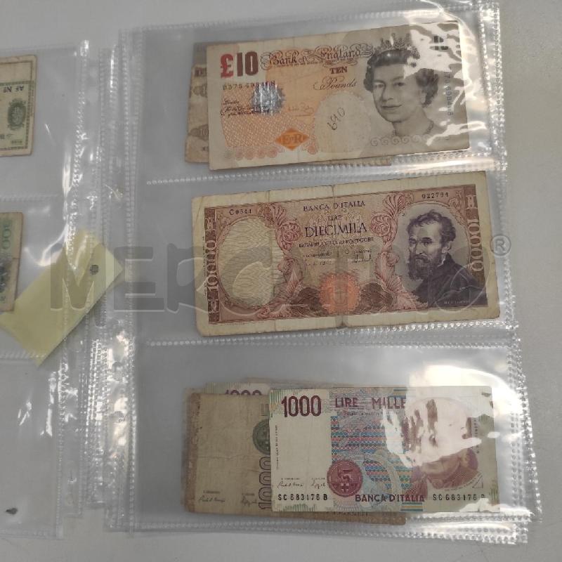 BANCONOTE VECCHIE LOTTO ITALIANE STRANIERE  | Mercatino dell'Usato Salerno torrione 1