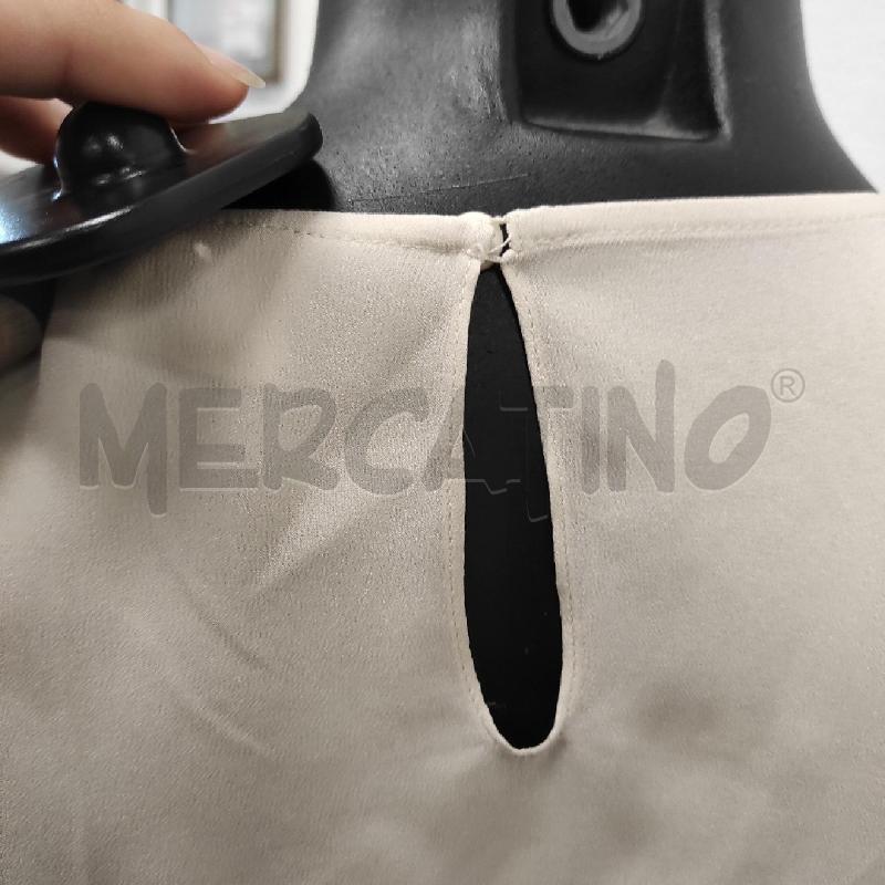 BLUSA DONNA BRUNELLO CUCINELLI BEIGE TG. L PICCOLA MACCHIOLINA  | Mercatino dell'Usato Salerno torrione 3