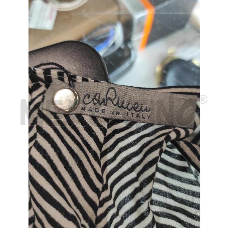 BLUSA DONNA CARMEN MILANO RIG BIANCHE NERE TG XL | Mercatino dell'Usato Salerno torrione 3