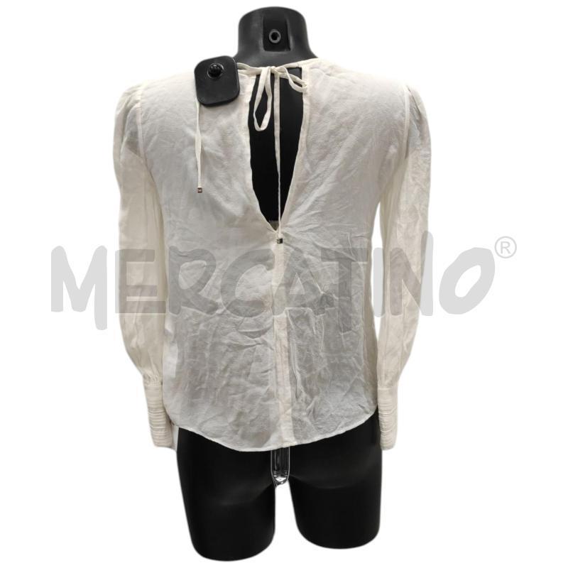BLUSA DONNA ELISABETTA FRANCHI SETA PANNA TG. 38 | Mercatino dell'Usato Salerno torrione 2