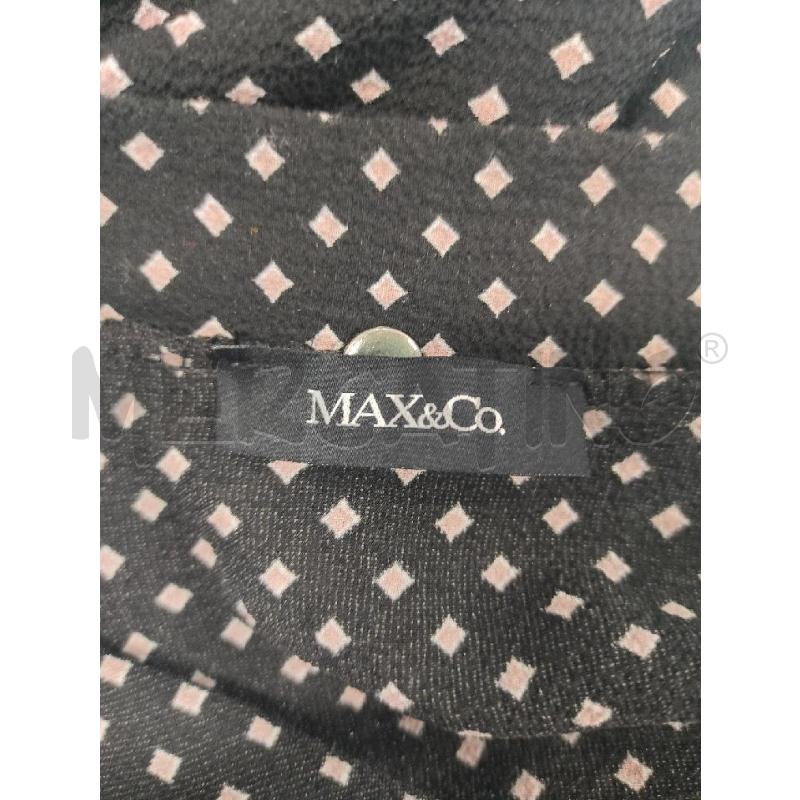 BLUSA DONNA MAX & CO NERA ROMBI ROSA TG. 44 | Mercatino dell'Usato Salerno torrione 3