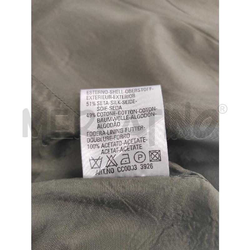 BOMBER DONNA BLUNAUTA VERDE MILITARE CHIARO SETA COTONE TG. 44 | Mercatino dell'Usato Salerno torrione 3