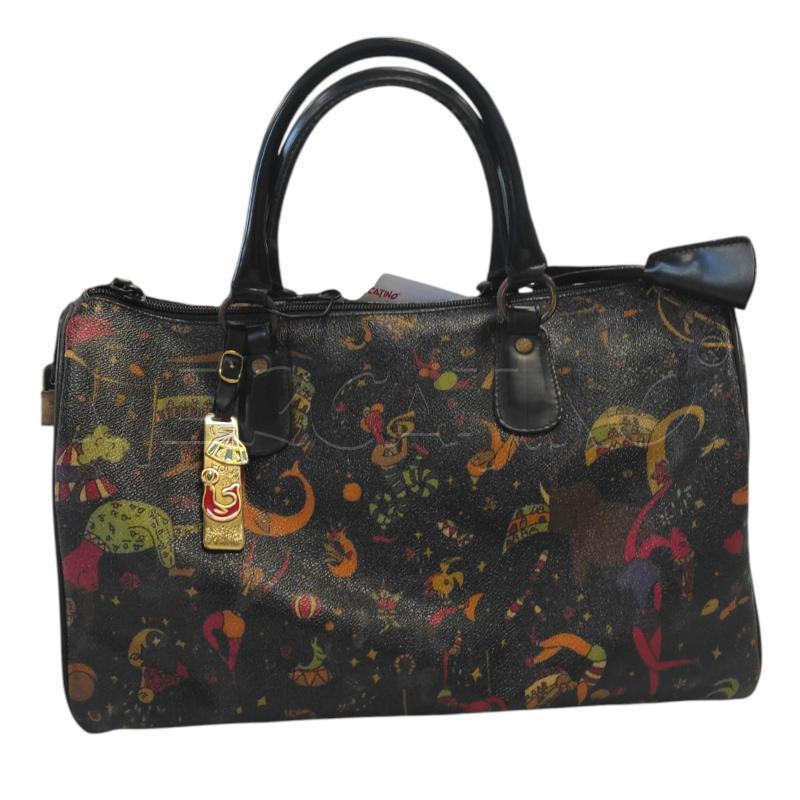 BORSA DONNA BAULETTO PIERO GUIDI MAGIC CIRCUS NERA | Mercatino dell'Usato Salerno torrione 1