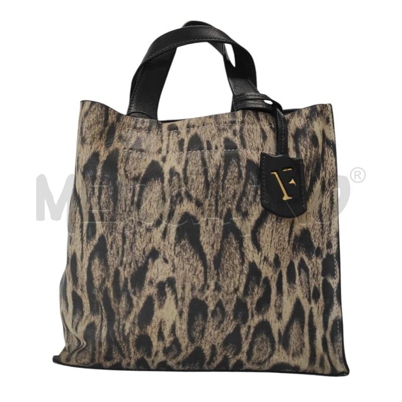 BORSA DONNA FURLA PELLE STAMPA LEOPARDATA PICCOLA TASCA ROSSA | Mercatino dell'Usato Salerno torrione 1