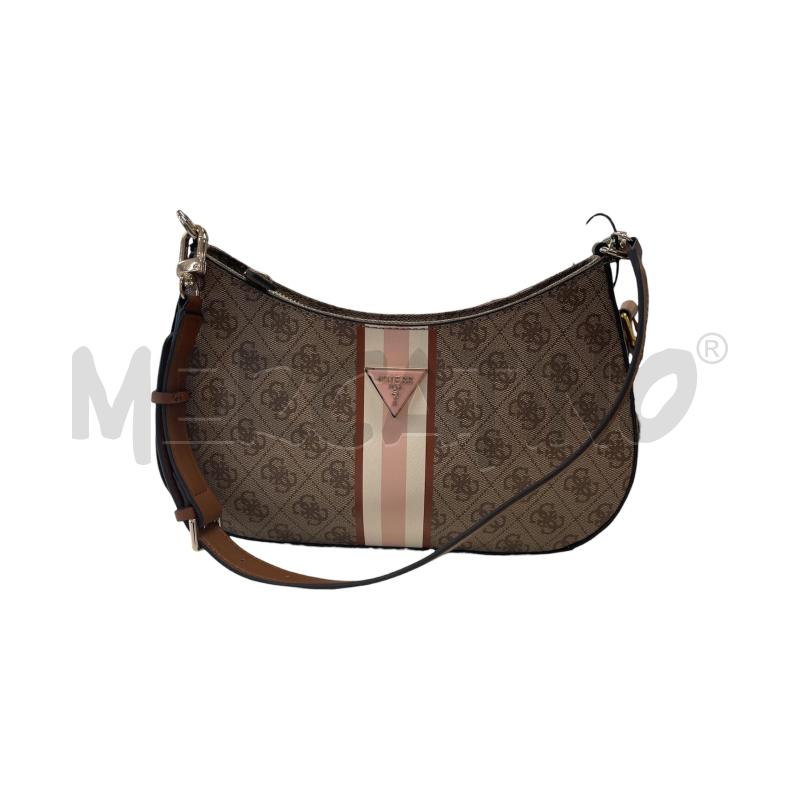 BORSA DONNA GUESS MARRONE MONOGRAM | Mercatino dell'Usato Salerno torrione 1