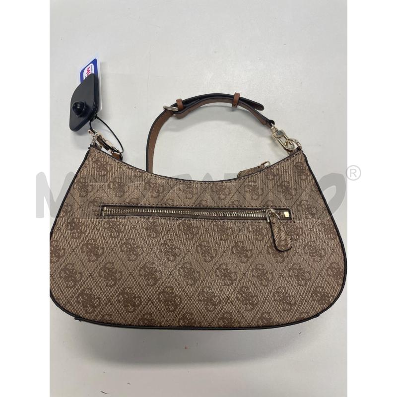 BORSA DONNA GUESS MARRONE MONOGRAM | Mercatino dell'Usato Salerno torrione 2