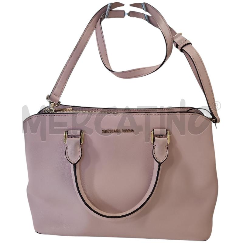 BORSA DONNA MICHAEL KORS ROSA CHIARO CON TRACOLLA | Mercatino dell'Usato Salerno torrione 1