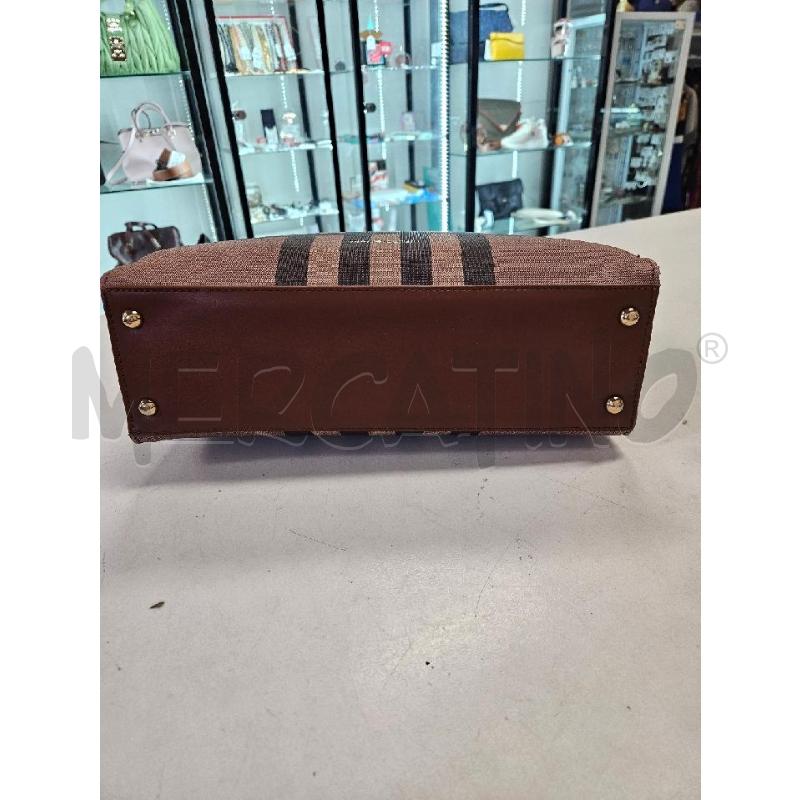 BORSA DONNA PIERRE CARDIN TARTAN MARRONE NUOVA CARTELLINATA | Mercatino dell'Usato Salerno torrione 4