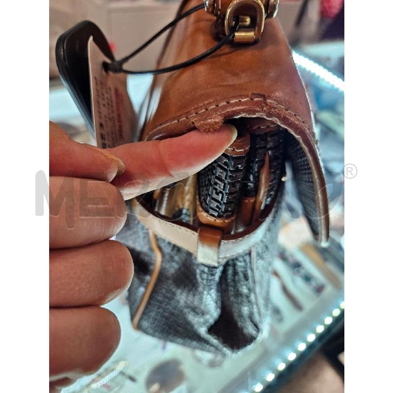 BORSA DONNA TED LAPIDUS PELLE TRAMA LOGO | Mercatino dell'Usato Salerno torrione 4