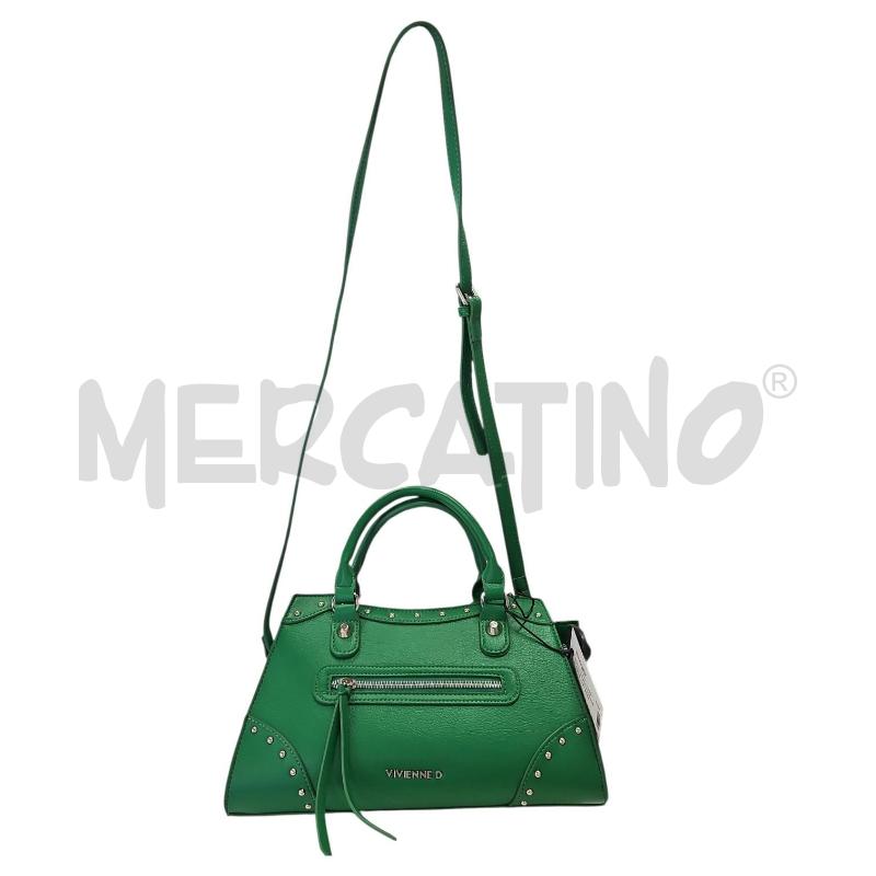 BORSA DONNA VIVIENNE D VERDE CON BORCHIE | Mercatino dell'Usato Salerno torrione 1