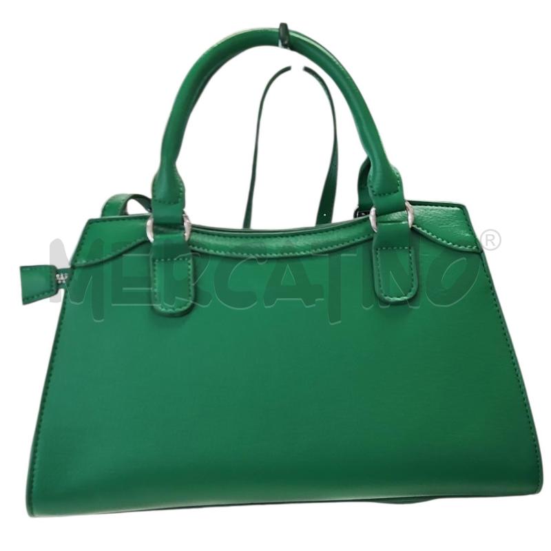 BORSA DONNA VIVIENNE D VERDE CON BORCHIE | Mercatino dell'Usato Salerno torrione 2