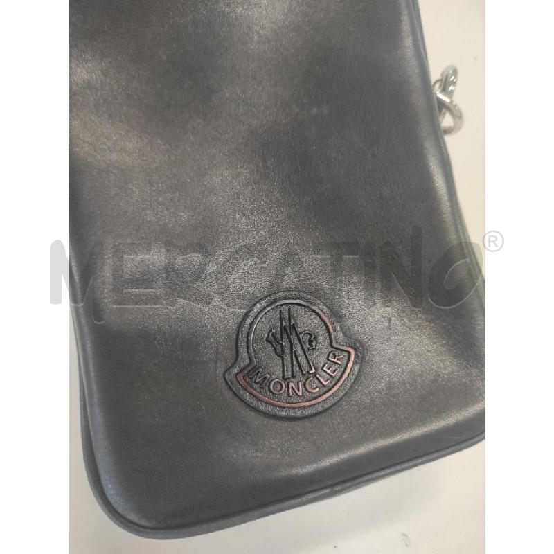 BORSELLO UOMO MONCLER NERO PELLE  | Mercatino dell'Usato Salerno torrione 2