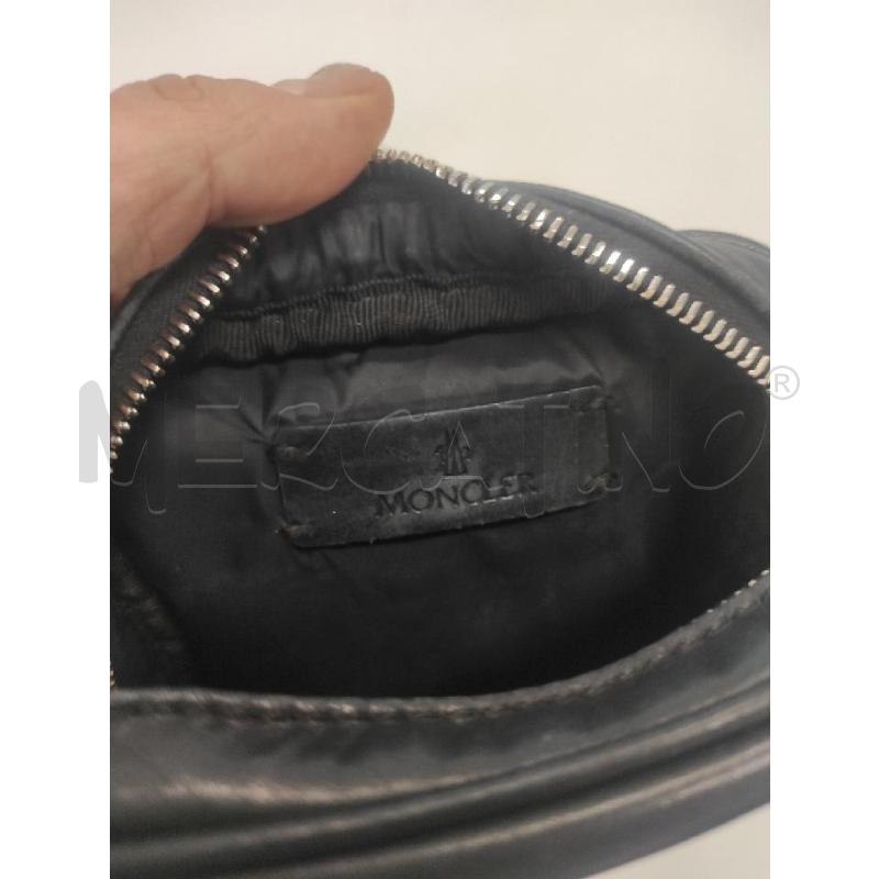 BORSELLO UOMO MONCLER NERO PELLE  | Mercatino dell'Usato Salerno torrione 4