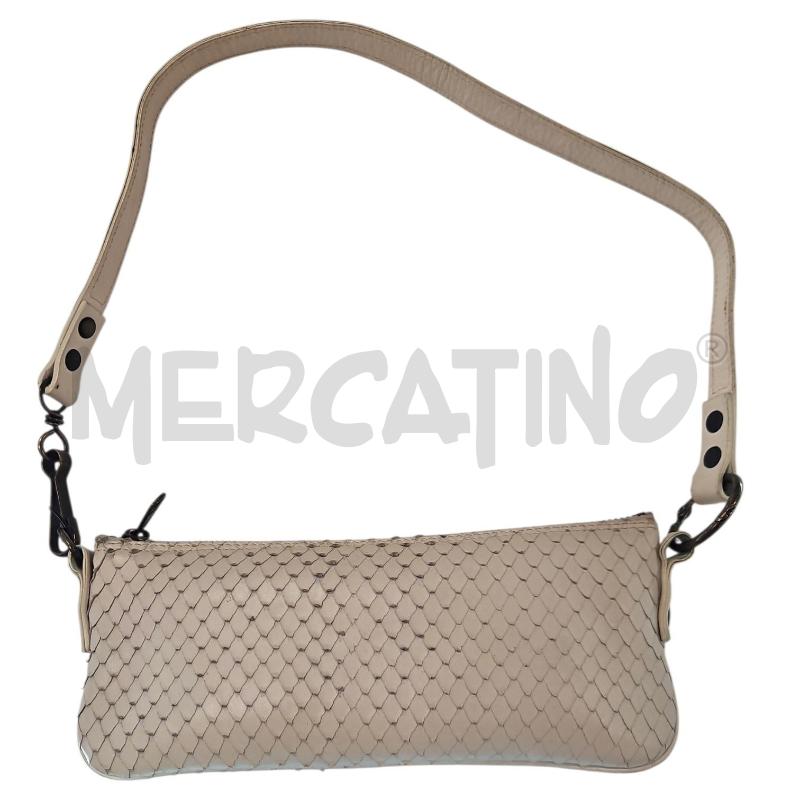 BORSETTA DONNA FENDISSIME BEIGE SQUAME A BAGUETTE | Mercatino dell'Usato Salerno torrione 1
