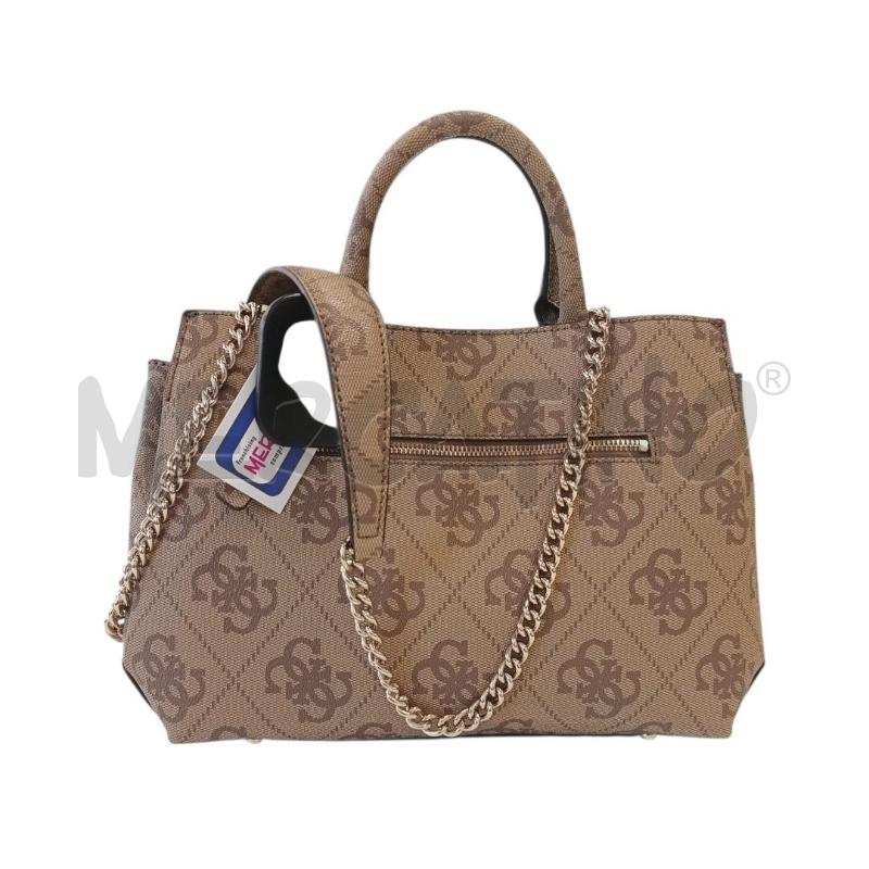 BORSETTA DONNA GUESS MARRONE MONOGRAM ROSA | Mercatino dell'Usato Salerno torrione 2