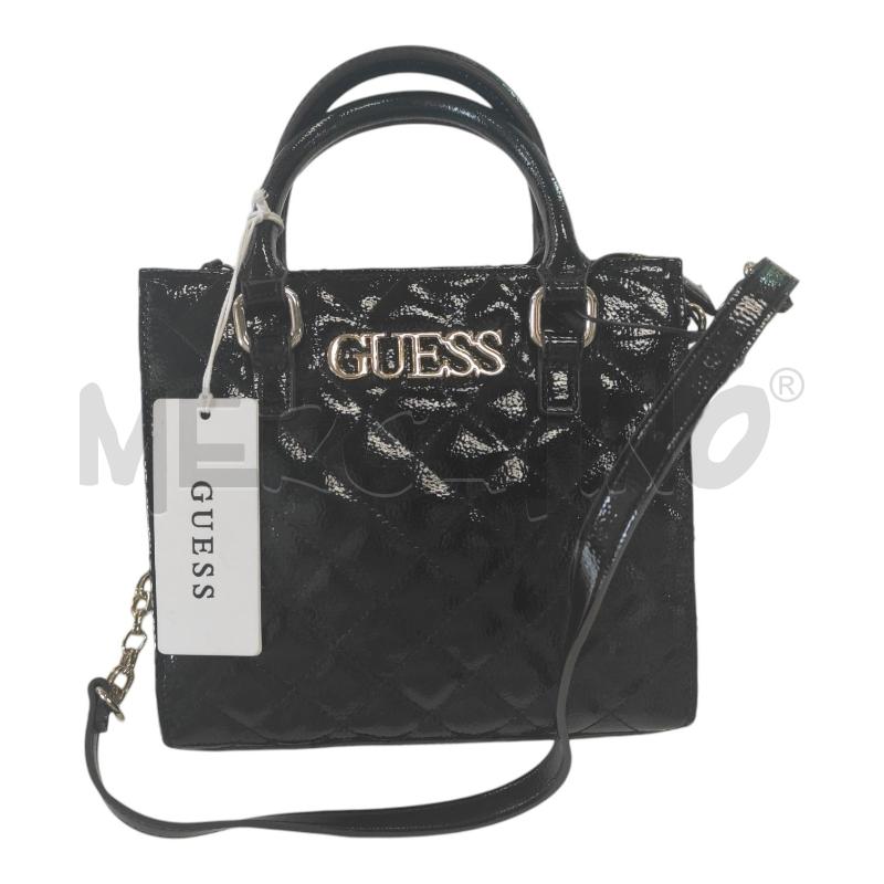 BORSETTA DONNA GUESS NERA MATELASSE  | Mercatino dell'Usato Salerno torrione 1