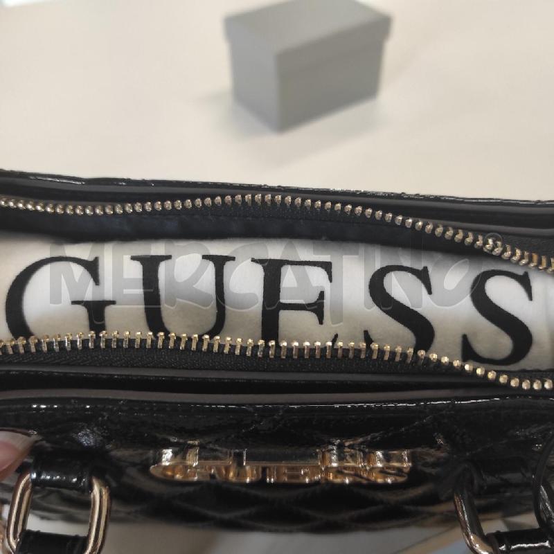 BORSETTA DONNA GUESS NERA MATELASSE  | Mercatino dell'Usato Salerno torrione 3
