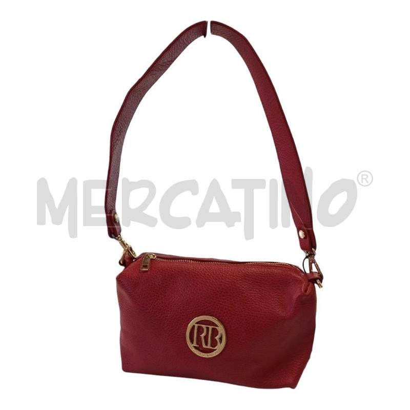 BORSETTA DONNA ROBERTA BIAGI ROSSA PELLE  | Mercatino dell'Usato Salerno torrione 1
