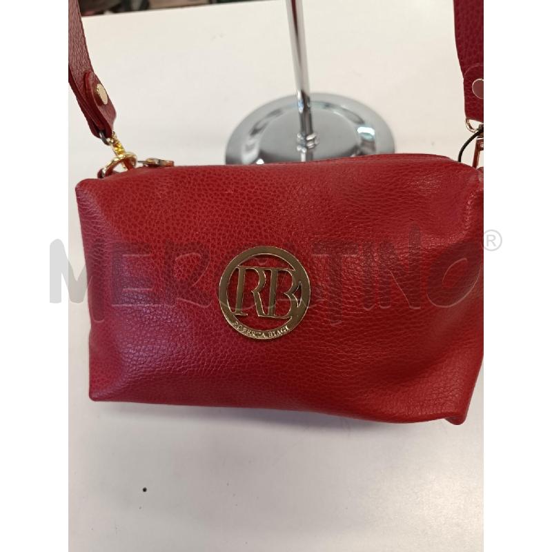 BORSETTA DONNA ROBERTA BIAGI ROSSA PELLE  | Mercatino dell'Usato Salerno torrione 2
