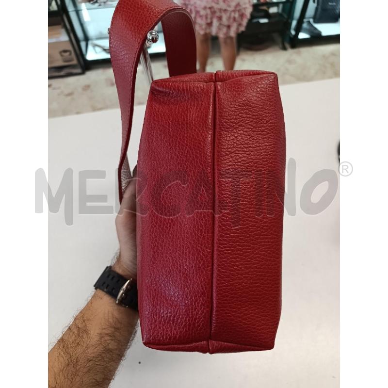 BORSETTA DONNA ROBERTA BIAGI ROSSA PELLE  | Mercatino dell'Usato Salerno torrione 3