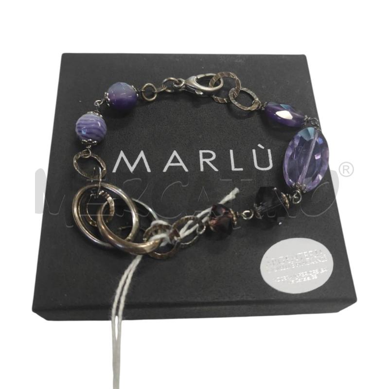 BRACCIALE MARLÙ CON ELEMENTI VIOLA  | Mercatino dell'Usato Salerno torrione 1