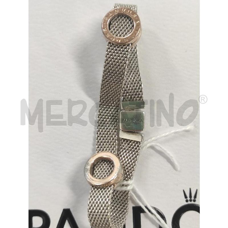 BRACCIALE PANDORA REFLEXION CON DOPPIO CHARM A CERCHIO M16 | Mercatino dell'Usato Salerno torrione 2