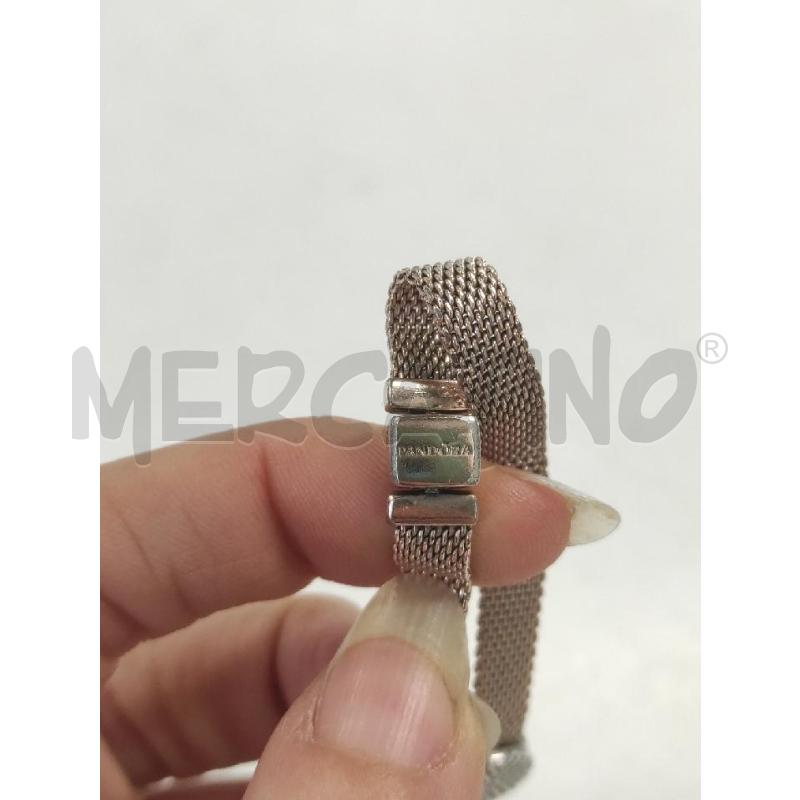 BRACCIALE PANDORA ROSÈ CHARM CERCHIO STRASS | Mercatino dell'Usato Salerno torrione 2