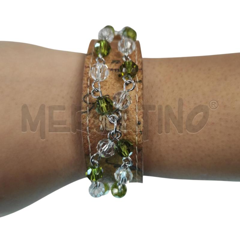 BRACCIALE PRIMA CLASSE ALVIERO MARTINI CON CRISTALLI BIANCHI E VERDI  | Mercatino dell'Usato Salerno torrione 1