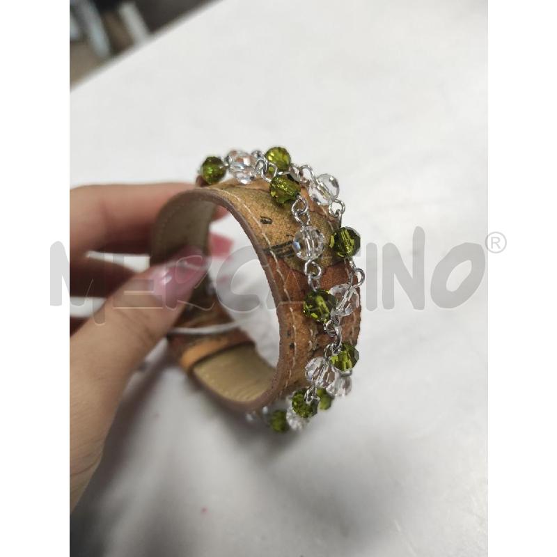 BRACCIALE PRIMA CLASSE ALVIERO MARTINI CON CRISTALLI BIANCHI E VERDI  | Mercatino dell'Usato Salerno torrione 3
