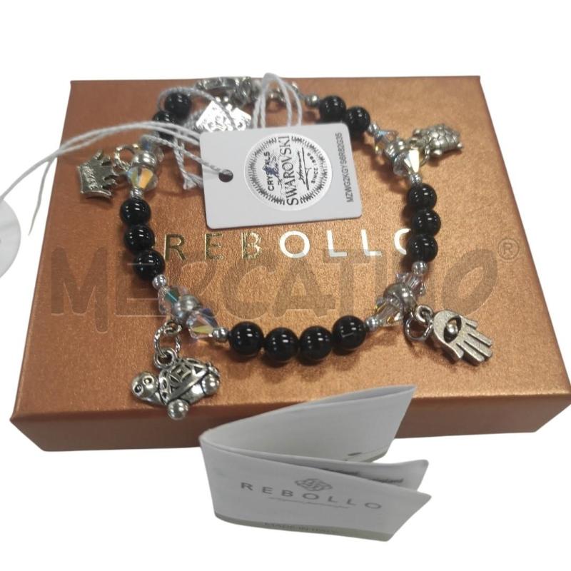 BRACCIALE REBOLLO CON TARTARUGHINE E SWAROVSKI  | Mercatino dell'Usato Salerno torrione 1